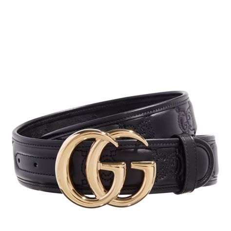 gucci riem zwart goud|gucci leather belts.